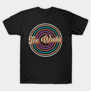 vintage circle line color The Weeks T-Shirt